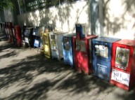 Newspaper boxes